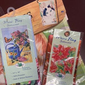 Garden Flags - Set of 3